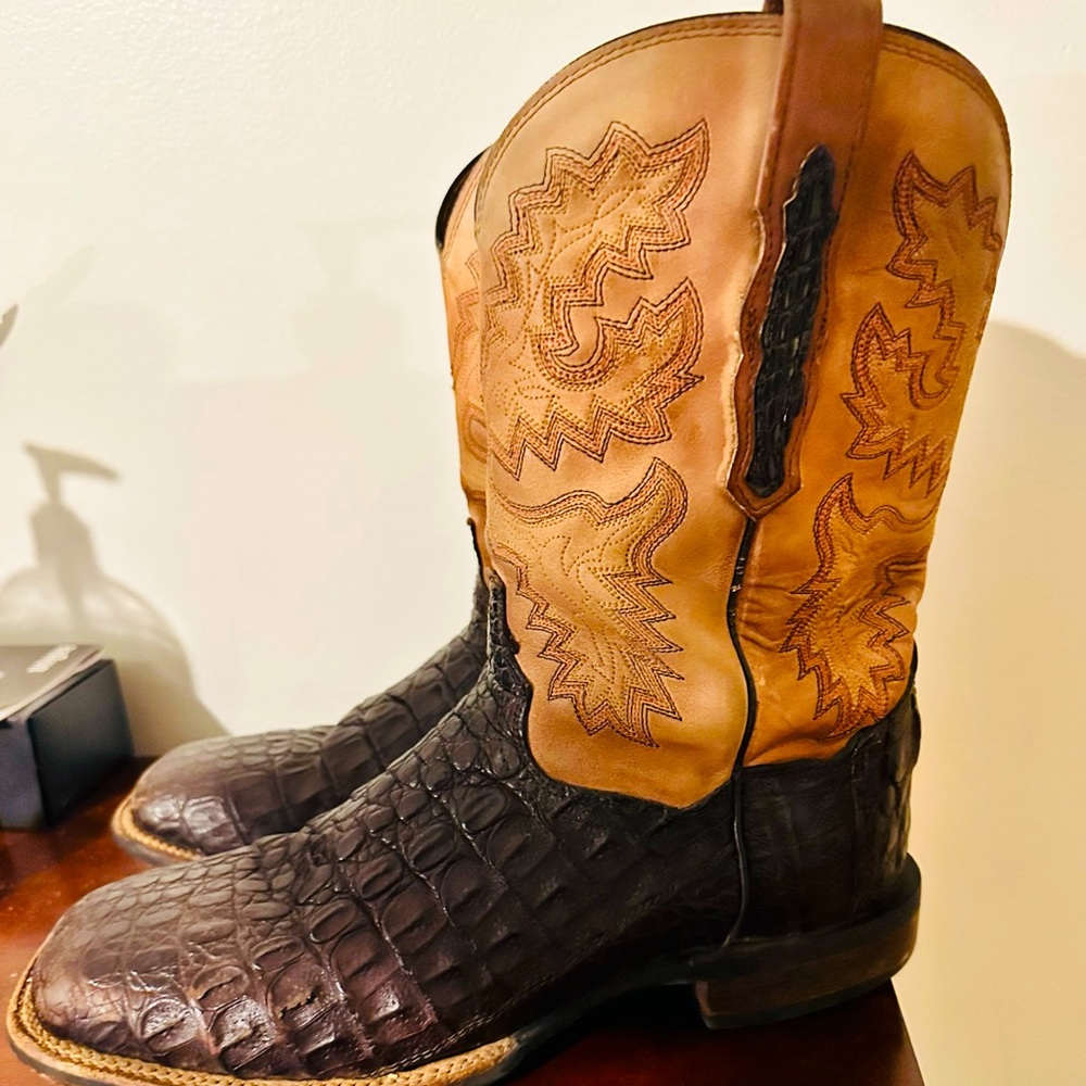 Dan Post Men’s Caiman Cowboy Boots Size 11